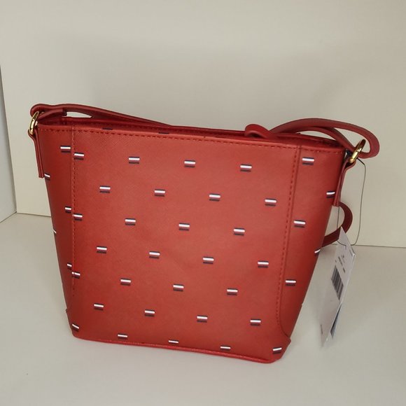 Tommy Hilfiger Red Crossbody with Large Pouch - NWT - Picture 5 of 8